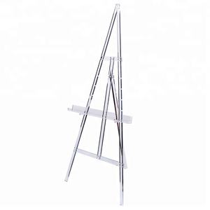 New Arrival Tripod hiển thị nghệ thuật giá vẽ/Hiển thị đám cưới Acrylic Giá vẽ - Product Image 5