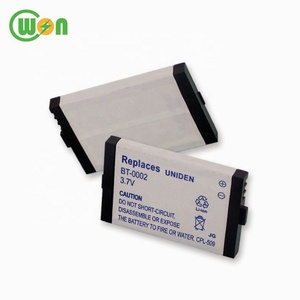 3.7 V 1200 mAh 锂离子电池适用于 <span class=keywords><strong>Uniden</strong></span> BT-0002 无绳电话电池