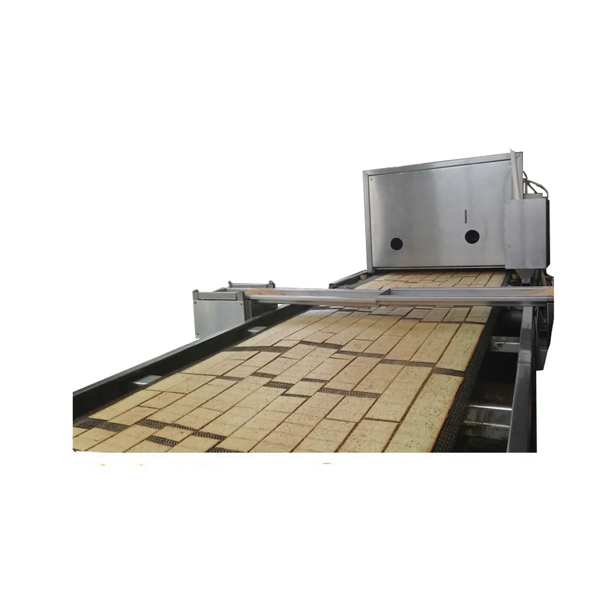 100 kg/saat otomatik küçük bisküvi makine sanayi ekipmanları/bisküvi gıda ve içecek üretimi için makineler