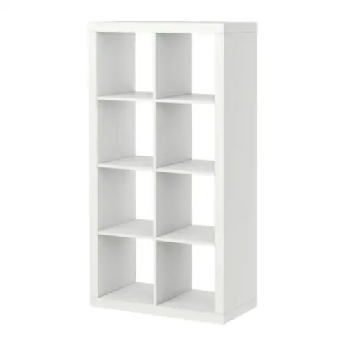 Bianco di legno cubo book shelf economcial negozi di mobili libreria