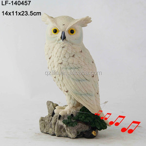 Hareket sensörü ile baykuş baykuş heykeli el sanatları - Product Image 1