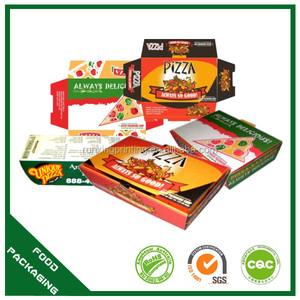 Caja personalizada para pizza, papel elegante cajas de pizza, caja de alta calidad para pizza