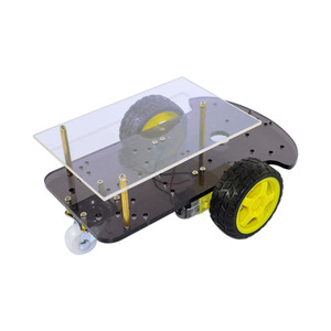 Okystar OEM/ODM Doppels chicht Smart 2WD Roboter Auto Chassis Smart Roboter Auto Chassis Kits