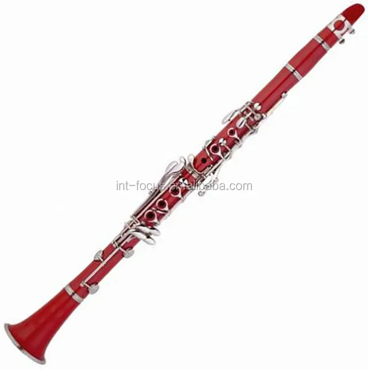 Color rojo de alto grado Clarinete para venta