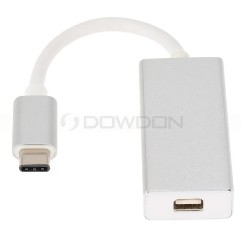 1080P USB 3.1 Type C to Mini DP Display Port Adapter Cable for Apple New Macbook Monitor Projector