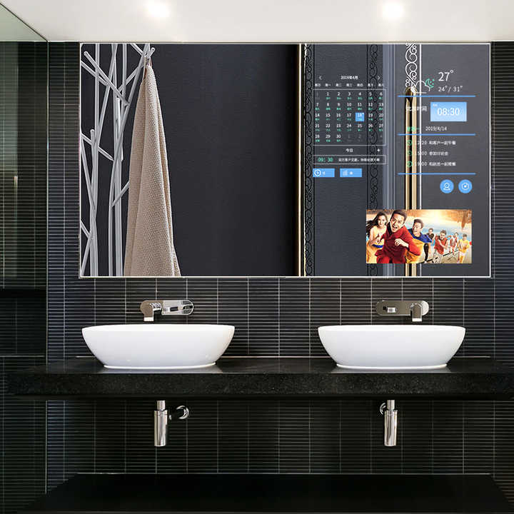 Room Waterproof Smart Mirror Touch Screen Android Bathroom