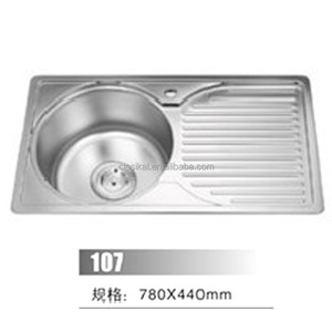 圆形单碗不锈钢水槽 - Product Image 4