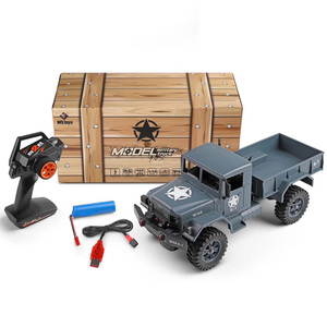 124301 <span class=keywords><strong>1</strong></span>/<span class=keywords><strong>12</strong></span> 2.4 GHz 4WD RC 负载军用卡车