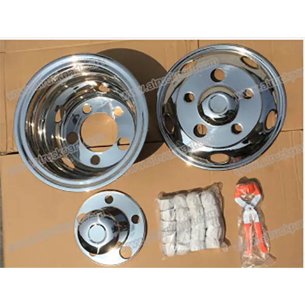 Cubierta de rueda cromada, 16 pulgadas, 5 agujeros, PCD207mm, para HINO ISUZU FUSO NISSAN UD Truck