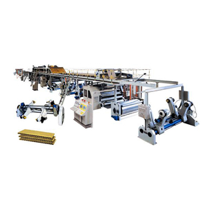 Tam otomatik oluklu karton cordboard karton kutu 3 5 7 katlı yapma makinesi/otomatik oluklu mukavva bitki