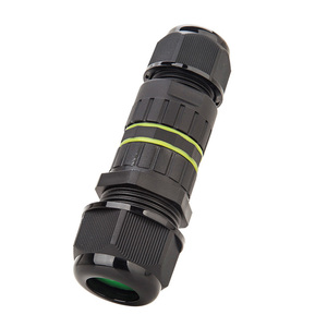 E-WeiChat工厂快速连接电源电缆unwate 3针螺钉M25 Ip68电动防水连接器