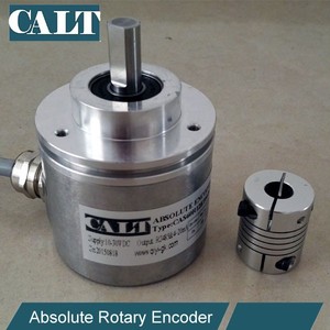 O codificador absoluto 4-20mA <span class=keywords><strong>SSI</strong></span> Modbus RS485 da única volta IP67 12-Bit <span class=keywords><strong>Output</strong></span> 10mm <span class=keywords><strong>Sensor</strong></span> de ângulo giratório do eixo