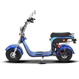 Ücretsiz Kargo Büyük tekerlekli elektrikli Scooter Hızlı Teslimat Avrupa Ülkeleri Citycoco <span class=keywords><strong>EEC</strong></span> 1500 W 20Ah Elektrikli Büyük Scooter