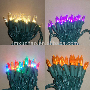 ul120v50リットル5m全波緑線3mmミニマルチligthsを導いたledストリングライト