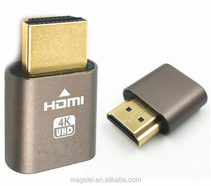 HDMI/ DDC/ EDIDダミープラグディスプレイアダプターヘッドレスゴーストディスプレイエミュレーター