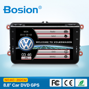 VWトゥーランゴルフ56キャディパサートB6シュコダT5用8 "オートラジオGPSカーDVDプレーヤー