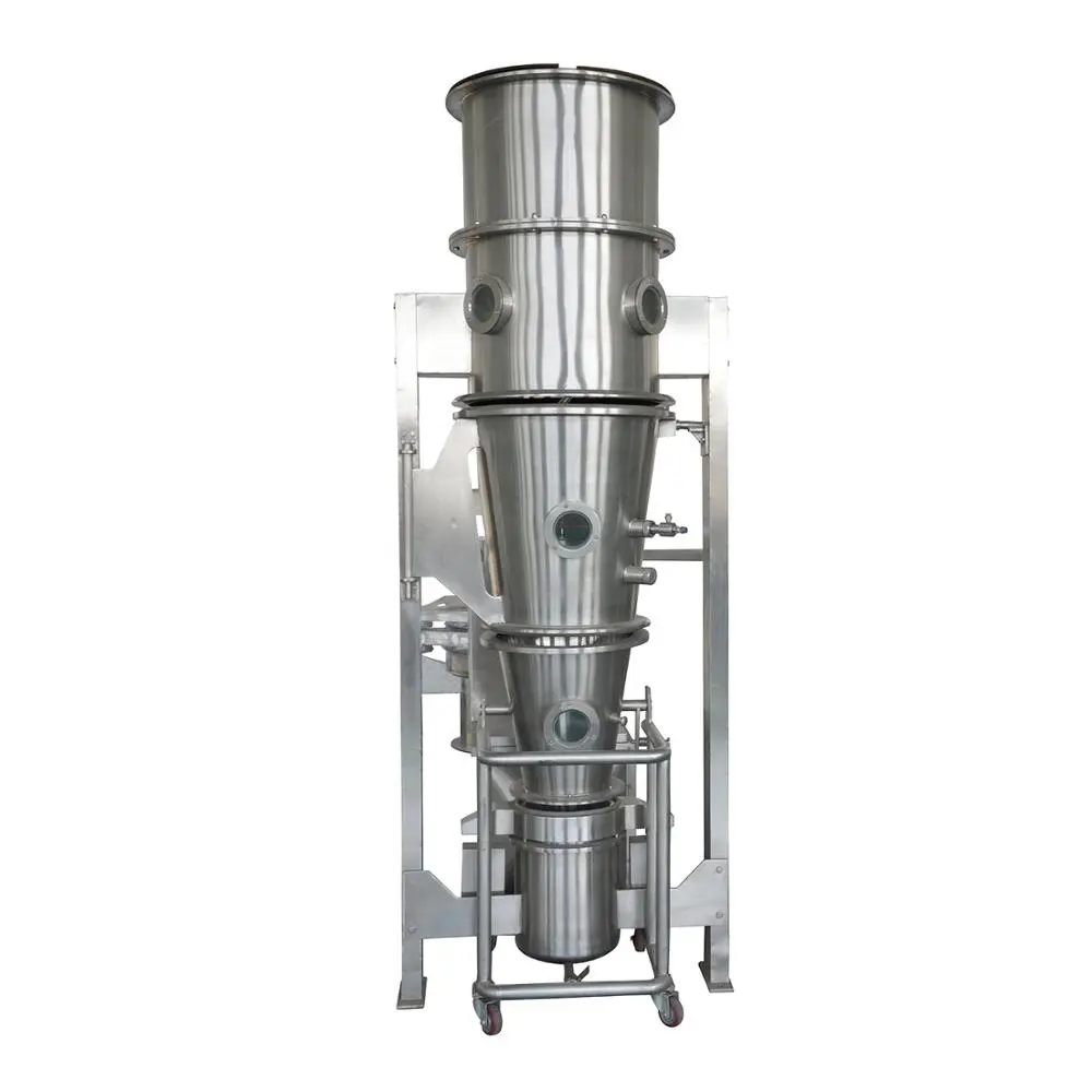 Phòng thí nghiệm sử dụng Mini fluidized giường sấy granulator chất lỏng giường máy sấy