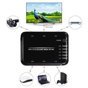 2 К/4 К Переключатель <span class=keywords><strong>HDMI</strong></span> 5 способ входа 1 выход 5 порт <span class=keywords><strong>HDMI</strong></span> ИК пульт дистанционного коммутатор с V1.4 полный 3D 1080 P