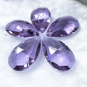 <span class=keywords><strong>Lilac</strong></span> 38ミリメートルクリスタルガラスシャンデリアティアドロップペンダント