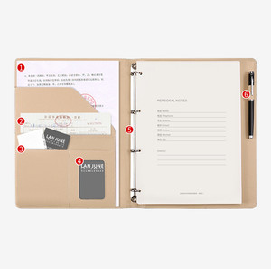 Custom Logo <strong>A4</strong> <strong>Notebook</strong> Hardcover Leather College Loose-leaf <strong>Conference</strong> <strong>Notepad</strong> Thick <strong>A4</strong> Thick <strong>Notepad</strong>
