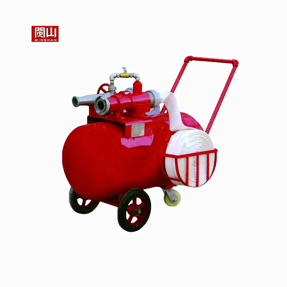 50kg Co2 Trolley Fire Extinguishers with Wheels Portable Water Fire Extinguisher Class a Fire Light Water 130/180 Mm