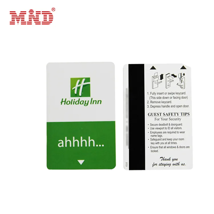 Factory Manufacturer Magnetic Stripe Hotel Door Lock Key card
