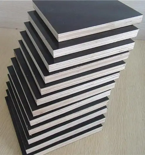 Waterproof Phenolic Glue Black Brown Red film Film faced plywood for construction