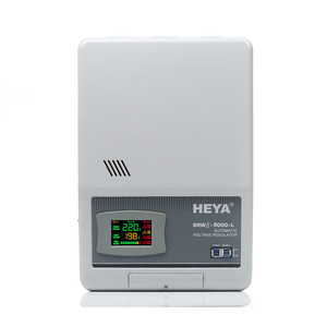 תלוי על קיר תצוגה דיגיטלית סרוו בקרת מנוע 220 V מייצב מתח אוטומטי שלב אחד AC 10000 ואט