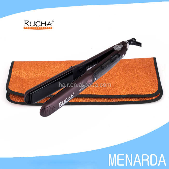 Nueva marca de belleza de pelo plancha rucha con aceite de argan