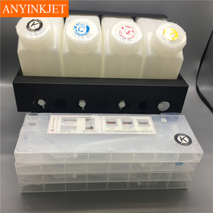 用于 Mimaki JV33 <span class=keywords><strong>JV5</strong></span> JV3 JV2 JV22 JV34 TS34 等打印机 4 色的散装墨水系统
