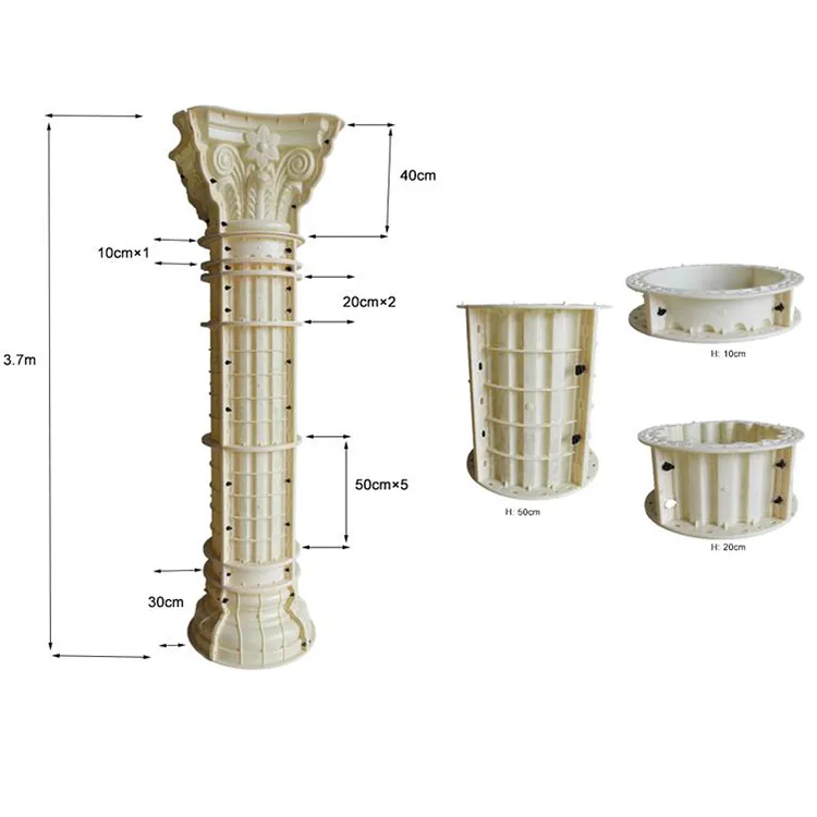 Obral Cetakan Kolom Pilar Romawi Diameter 30Cm