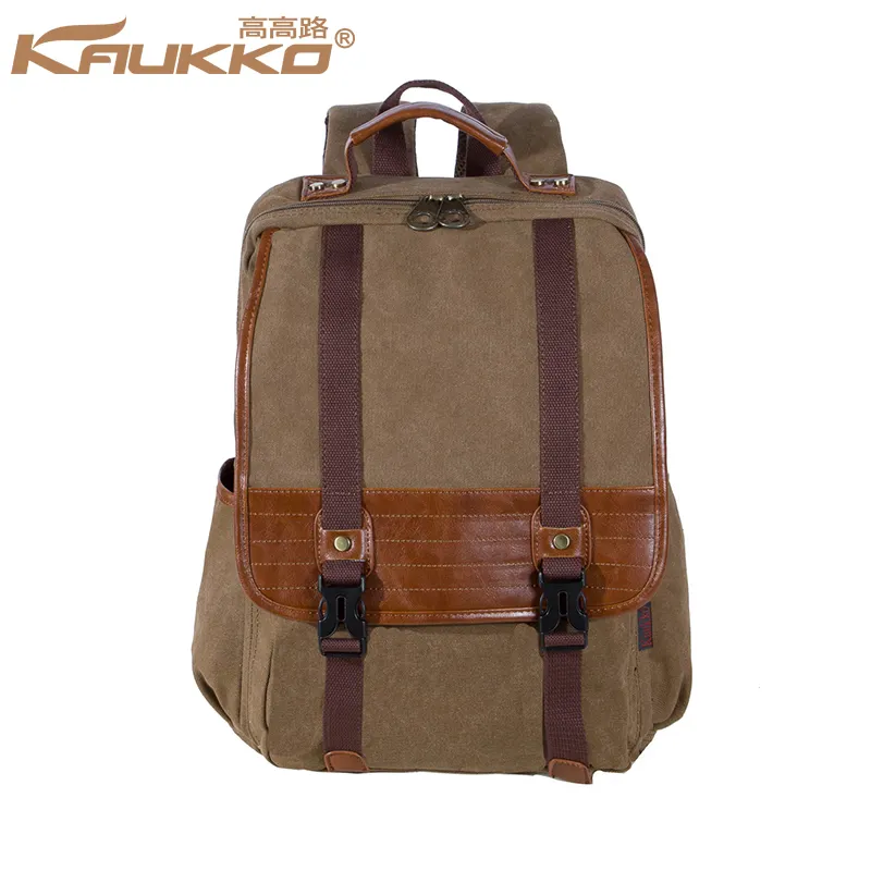 Casual Canvas Laptop Outdoor Backpack School Satchel Bag Backpack Canvas Rucksack Bags Tactical Backpack