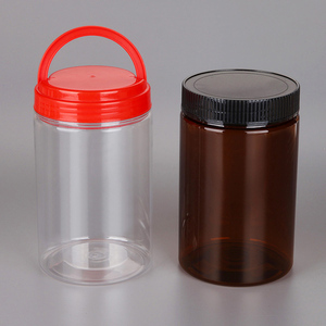 <span class=keywords><strong>1</strong></span> <span class=keywords><strong>kg</strong></span>透明透明、食品グレード広口プラスチックペット包装ジャー蓋付き/