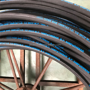 Steel Wire Reinforced Rubber Covered Hydraulic <strong>Hose</strong> R2 Hydraulic <strong>Hose</strong> 4sh/<strong>4sp</strong>/r9/r10/r12 10mm Sae 100 R2 at Rubber <strong>Hose</strong>