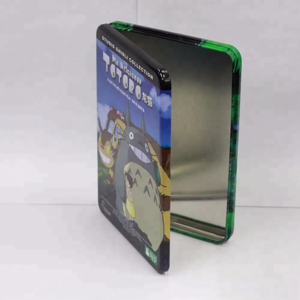Boîtier métallique pour DVD, CD et DVD, boîte en métal avec impression personnalisée, offre spéciale