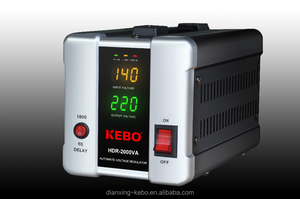 KEBO בלעדי AVR-HDR 2000VA קלט פלט 220 V 110 V 100 V 260VAC תצוגת LCD דיגיטלית