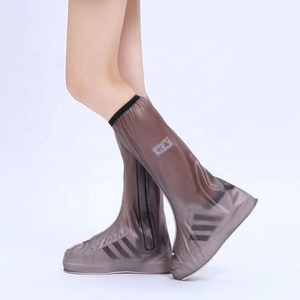PVC Long Antislip Outdoor Rainproof Rainshoes Reusable Waterproof <strong>Rain</strong> Shoe <strong>Cover</strong> - Product Image 4
