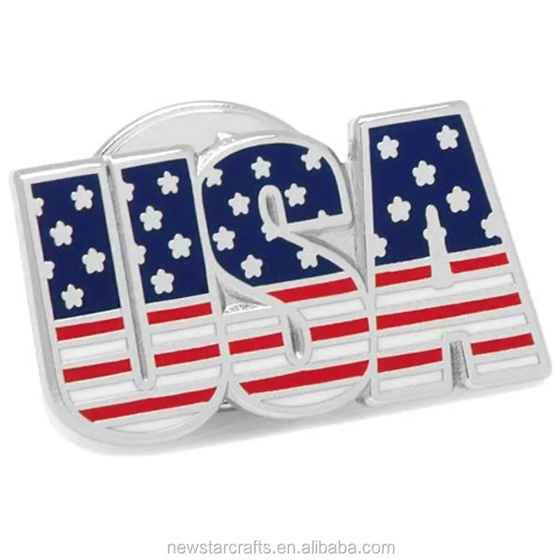 Premium United States Flag Stars and Stripes Magnetic Lapel Pin