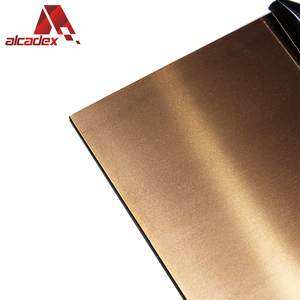 Kupfer-Verbund platte, Fassaden verkleidung, Bronze, Verbund platten