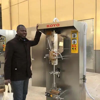Máquina de água pura koyo em ghana
