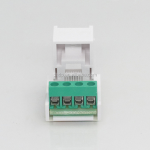 CHNOK Keystone Jack RJ12/RJ45 90 derece 6p4c UTP Cat3 bağlantı RJ11 telefon Jack tipi - Product Image 4
