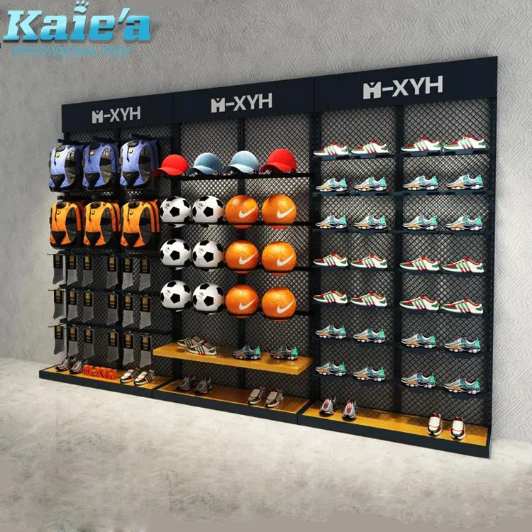 Hängen schuhe display rack und halter/im einzelhandel metallic sneaker display stand/hausschuhe display regal