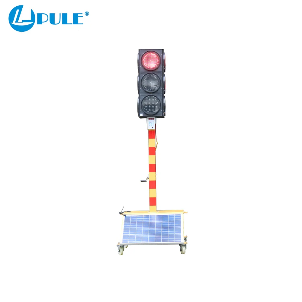 Solar portable traffic signal light traffic Semaphores