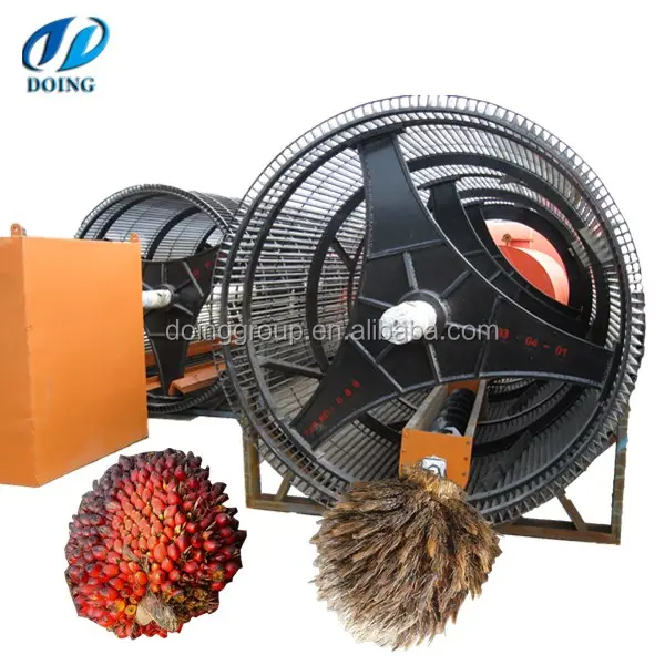 Prix de la machine de batteuse de bouquet de fruits de palmier de plante moderne de 1-120 t/h pour le moulin à huile de palme dans l'entrepôt du Nigeria