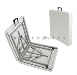 4英尺塑料折叠桌，可供4人使用 - Product Image 1