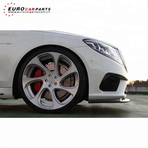 S sınıfı W222 S63/ S65 2014 yıl ~ karbon fiber ön dudak ve arka difüzör K tarzı araç gövde kiti fit S63 otomatik ön ÖN TAMPON - Product Image 5