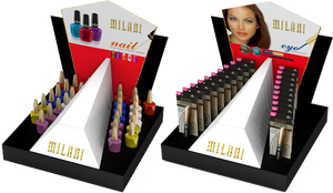 Impressão de logotipo feita sob encomenda, pdq cosméticos exibição para venda de esmalte de unha colorido