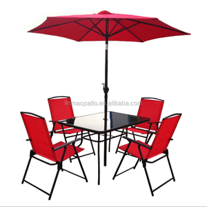 Veranda şemsiye ile Set, 6 adet - Product Image 1
