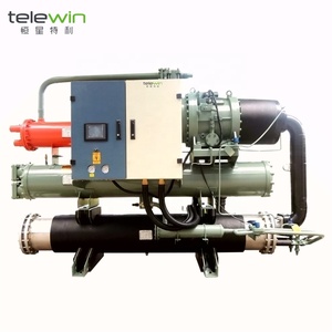 Low Temperature Water Cooled Screw <strong>Chiller</strong> with Heat Recovery Feature Chilling Equipment - Product Image 4