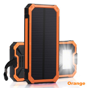 PowerGreenソーラー充電器ポータブルソーラーパワーバンクUsbリチウムポリマーバッテリーホルダー屋外旅行大容量15000mha2ポート - Product Image 2